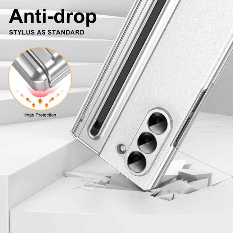 For Samsung Galaxy Z Fold6 Integrated PC + PU Phone Case with Pen / Pen Box
