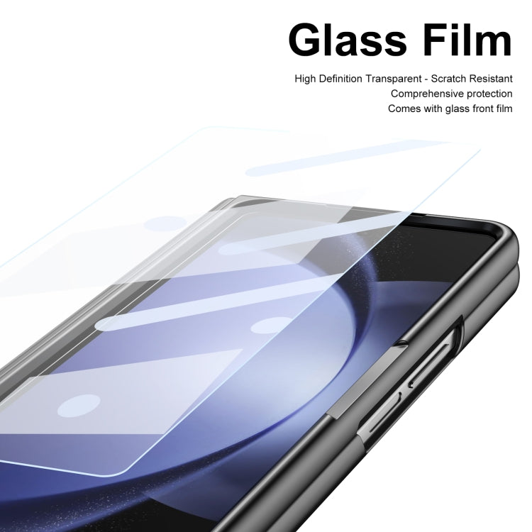 For Samsung Galaxy Z Fold5 Integrated PC + PU Phone Case with Pen / Pen Box