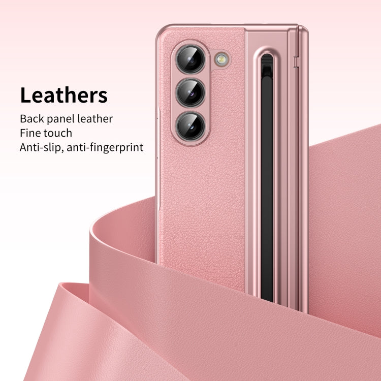 For Samsung Galaxy Z Fold5 Integrated PC + PU Phone Case with Pen / Pen Box