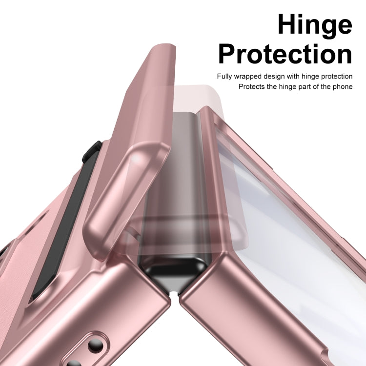 For Samsung Galaxy Z Fold5 Integrated PC + PU Phone Case with Pen / Pen Box