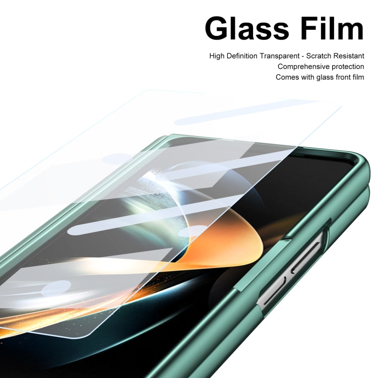For Samsung Galaxy Z Fold4 Integrated PC + PU Phone Case with Pen / Pen Box