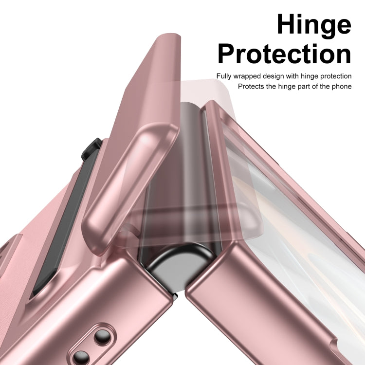 For Samsung Galaxy Z Fold4 Integrated PC + PU Phone Case with Pen / Pen Box