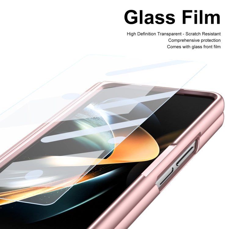 For Samsung Galaxy Z Fold4 Integrated PC + PU Phone Case with Pen / Pen Box