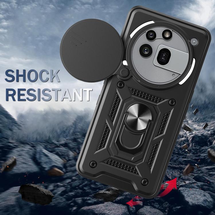 For Nothing Phone 3a Pro Sliding Camera Cover Design TPU+PC Phone Case