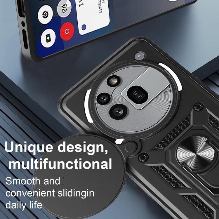 For Nothing Phone 3a Pro Sliding Camera Cover Design TPU+PC Phone Case