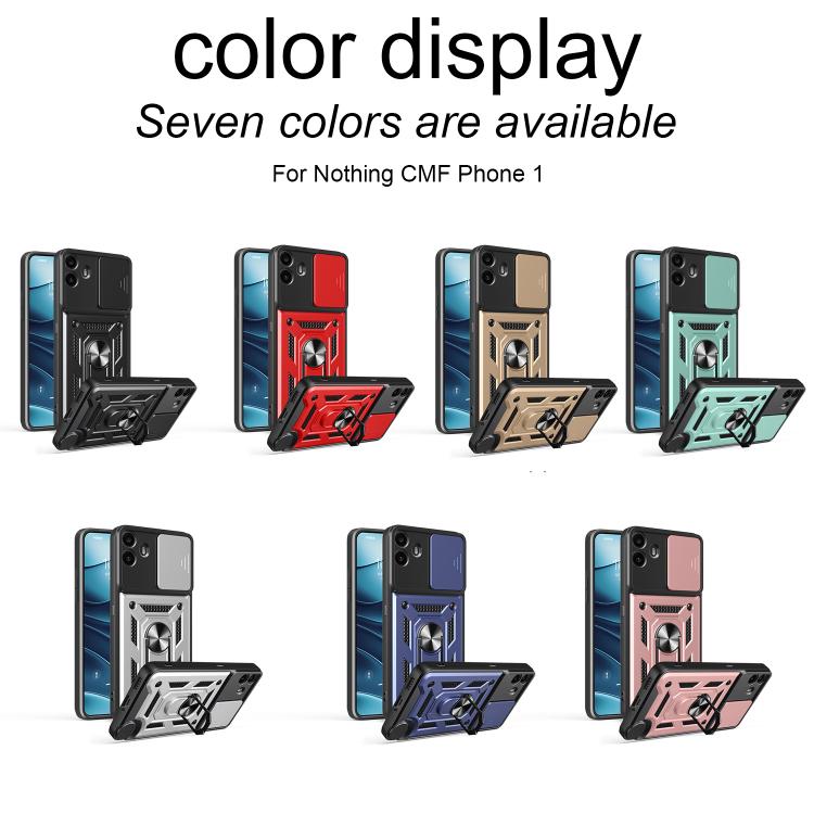 For Nothing CMF Phone 1 Sliding Camera Cover Design TPU+PC Phone Case