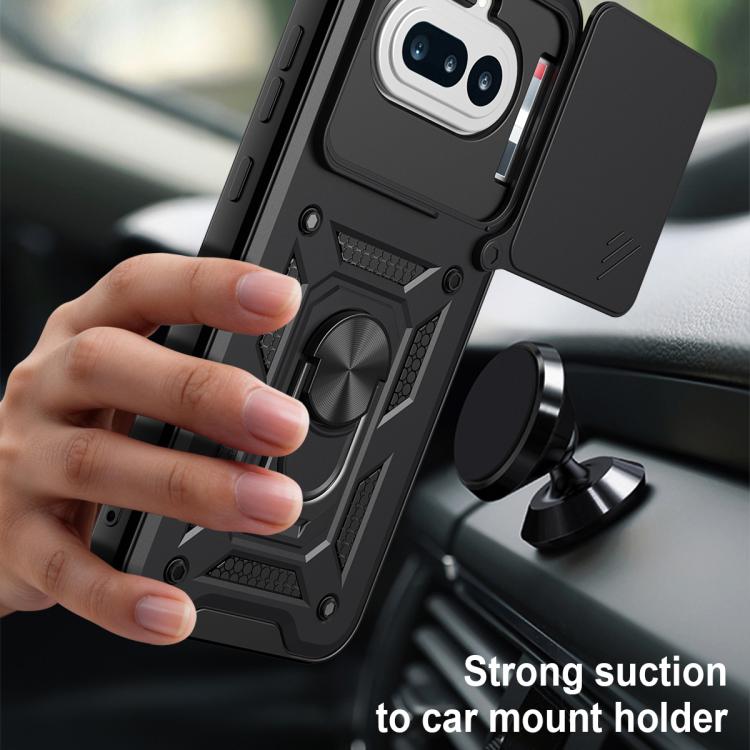 For Nothing Phone 4a Sliding Camera Cover Design TPU+PC Phone Case
