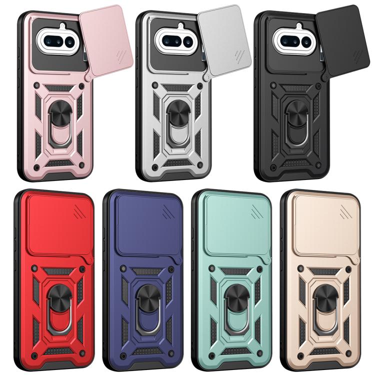 For Nothing Phone 4a Sliding Camera Cover Design TPU+PC Phone Case