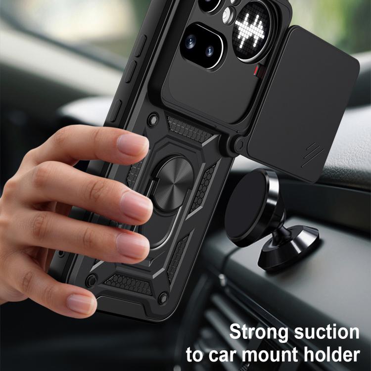 For Nothing Phone 4a Pro Sliding Camera Cover Design TPU+PC Phone Case