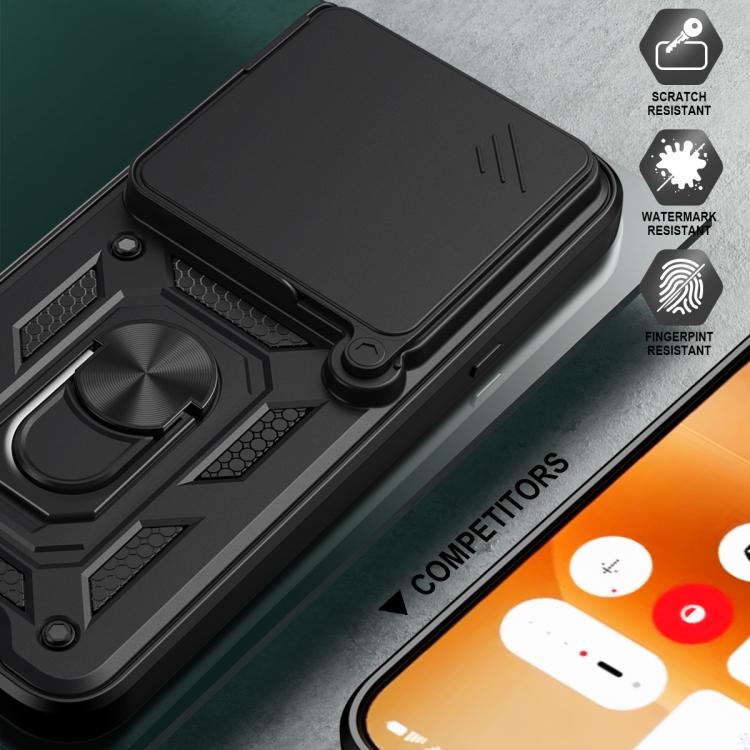 For Nothing Phone 4a Pro Sliding Camera Cover Design TPU+PC Phone Case