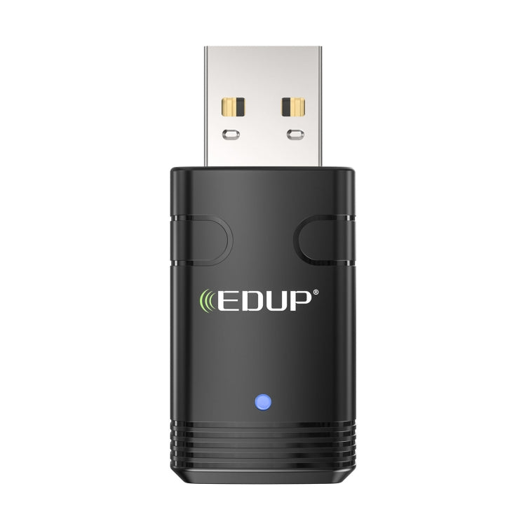 EDUP EP-AX910 900Mbps WiFi 6 Bluetooth 5.3 USB WiFi Adapter Dual-Band Wireless Network Card - Black