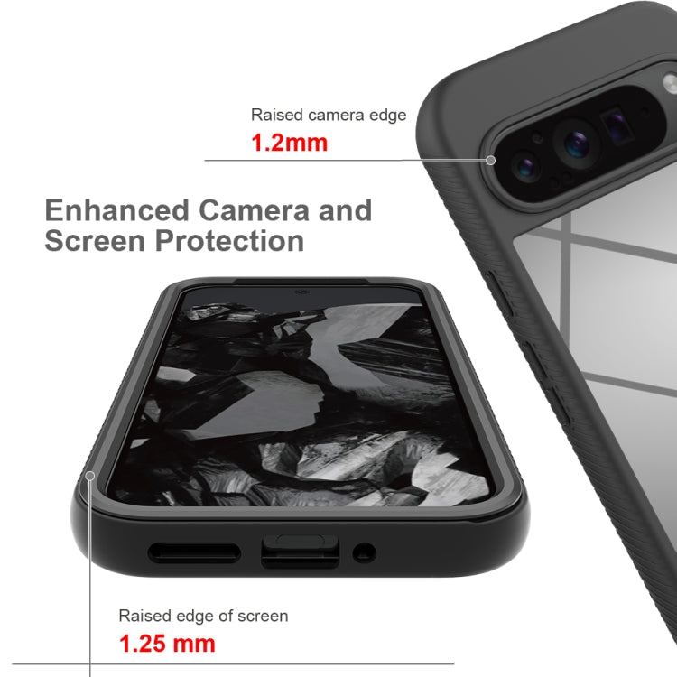 For Google Pixel 9 Pro XL Starry Sky Solid Color Series PC + TPU Phone Case with PET Film