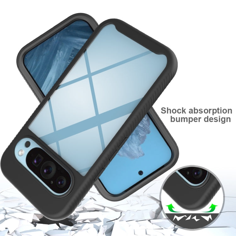 For Google Pixel 9 / 9 Pro Starry Sky Solid Color Series PC + TPU Phone Case with PET Film