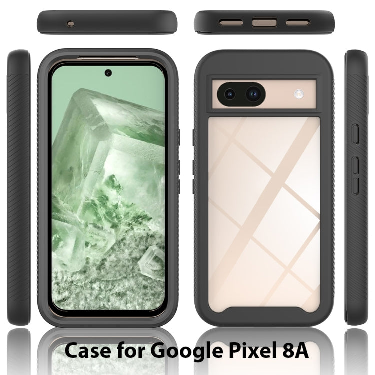 For Google Pixel 8a Starry Sky Solid Color Series PC + TPU Phone Case with PET Film