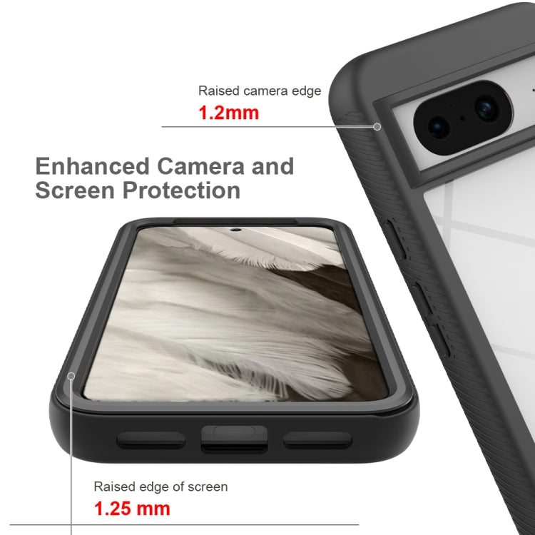 For Google Pixel 8 Starry Sky Solid Color Series PC + TPU Phone Case with PET Film