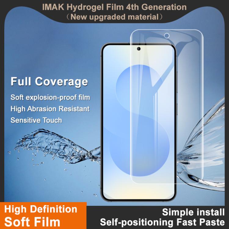 For Samsung Galaxy A57 5G imak 4th Generation  Full Coverage Screen Hydrogel Film Protector