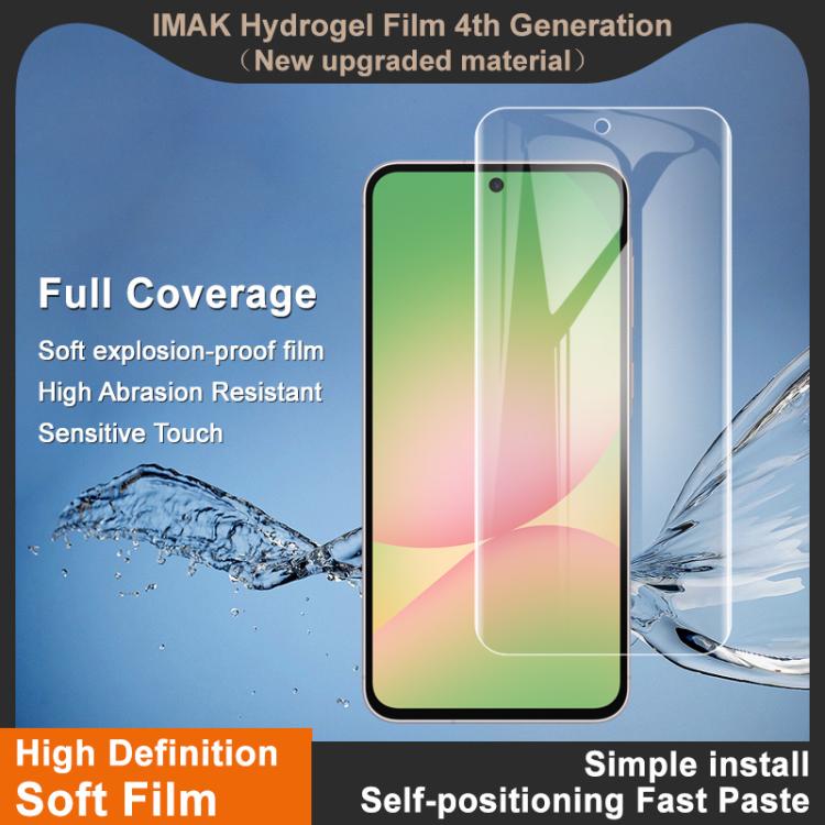 For Galaxy A27 5G imak 4th Generation  Full Coverage Screen Hydrogel Film Protector
