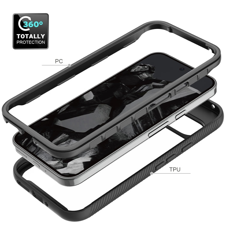 For Google Pixel 9 Pro XL Starry Sky Solid Color Shockproof TPU Clear PC Phone Case