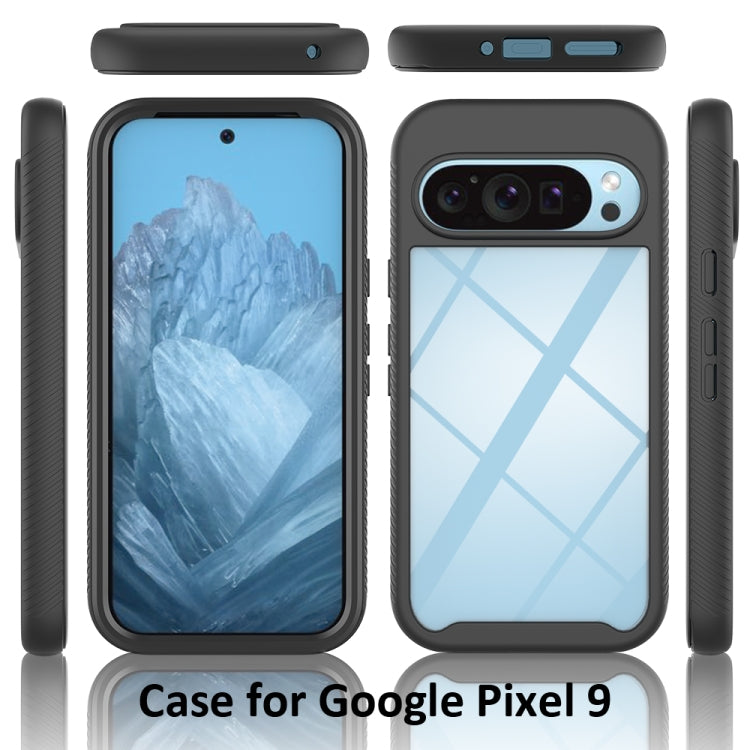 For Google Pixel 9 / 9 Pro Starry Sky Solid Color Shockproof TPU Clear PC Phone Case