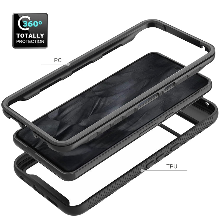 For Google Pixel 8 Pro Starry Sky Solid Color Shockproof TPU Clear PC Phone Case