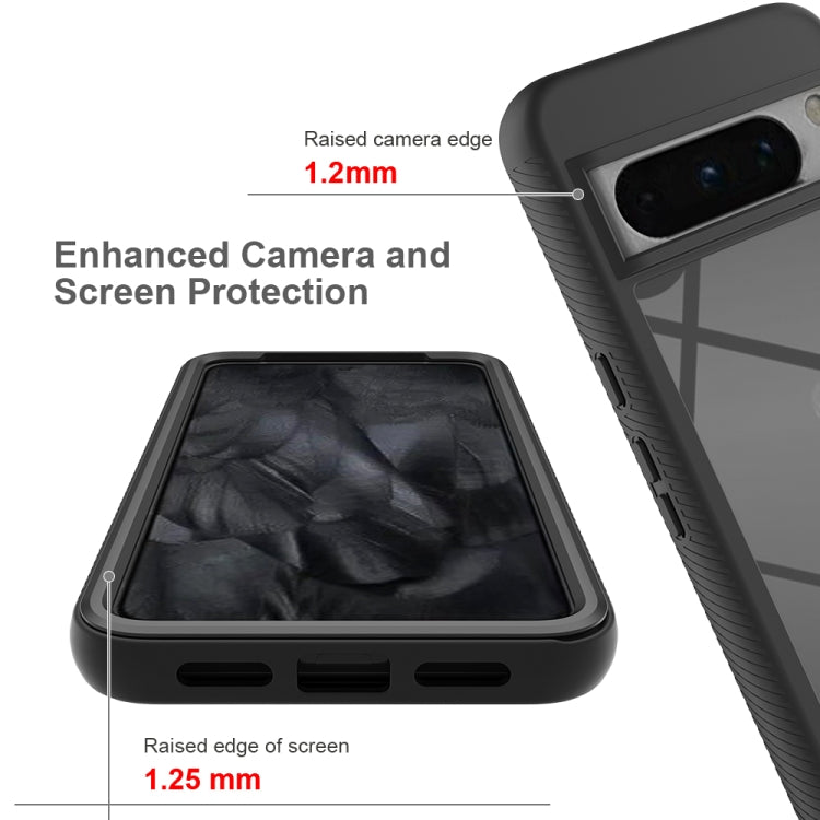 For Google Pixel 8 Pro Starry Sky Solid Color Shockproof TPU Clear PC Phone Case