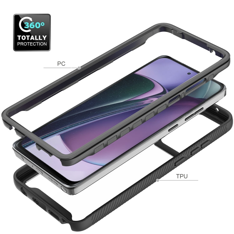 Motorola Moto G Stylus 5G 2024 Starry Sky Solid Color Shockproof TPU Clear PC Phone Case