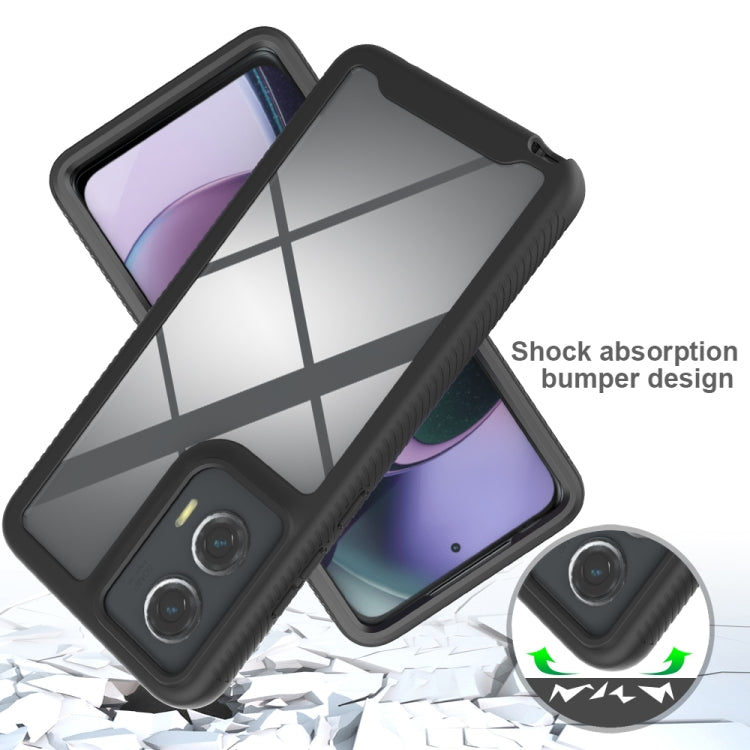 Motorola Moto G Stylus 5G 2024 Starry Sky Solid Color Shockproof TPU Clear PC Phone Case