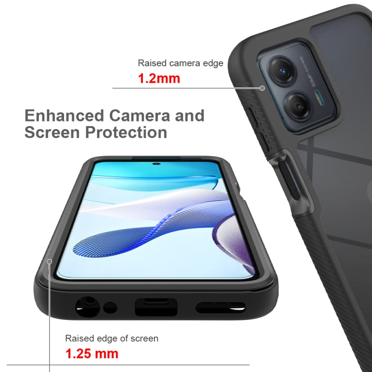 For Motorola Moto G 5G 2023 Starry Sky Solid Color Shockproof TPU Clear PC Phone Case
