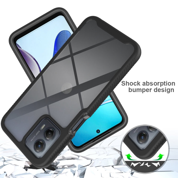 For Motorola Moto G 5G 2023 Starry Sky Solid Color Shockproof TPU Clear PC Phone Case