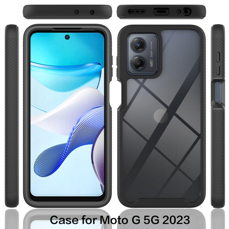 For Motorola Moto G 5G 2023 Starry Sky Solid Color Shockproof TPU Clear PC Phone Case