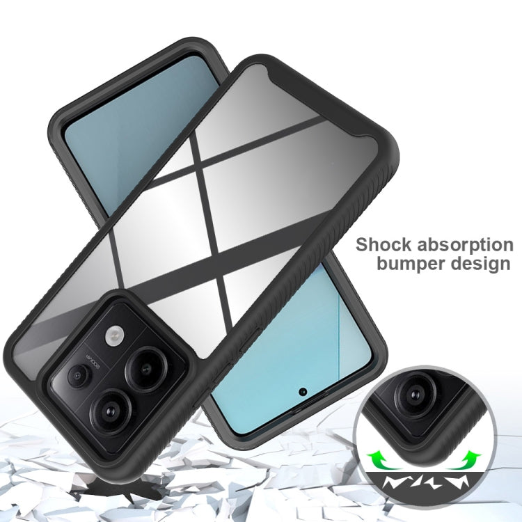 For Redmi Note 13 Pro 5G Starry Sky Solid Color Shockproof TPU Clear PC Phone Case