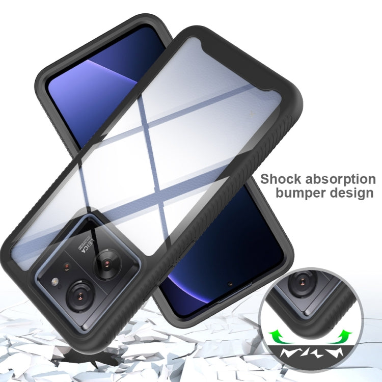 For Xiaomi 13T / 13T Pro Starry Sky Solid Color Shockproof TPU Clear PC Phone Case