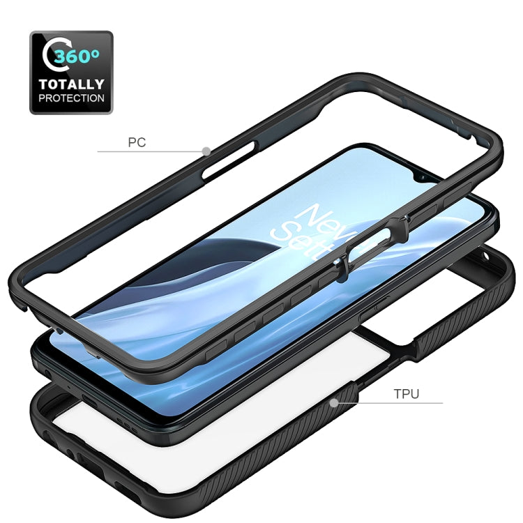 For OPPO A57 / A57s / A77 Starry Sky Solid Color Shockproof TPU Clear PC Phone Case