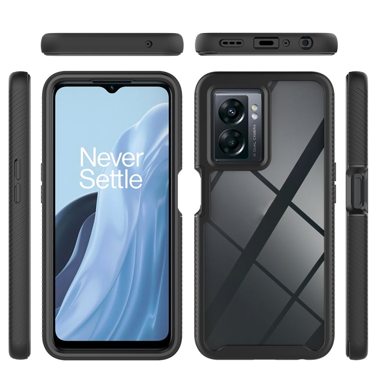 For OnePlus Nord N300 Starry Sky Solid Color Shockproof TPU Clear PC Phone Case