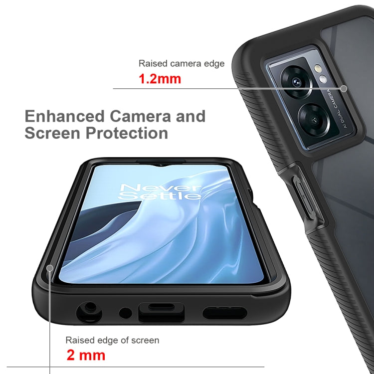 For OnePlus Nord N300 Starry Sky Solid Color Shockproof TPU Clear PC Phone Case