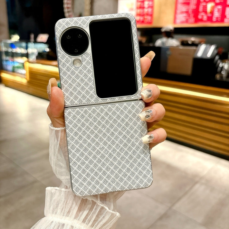 For OPPO Find N3 Flip Sparkling Diamond Rhombus PC Phone Case