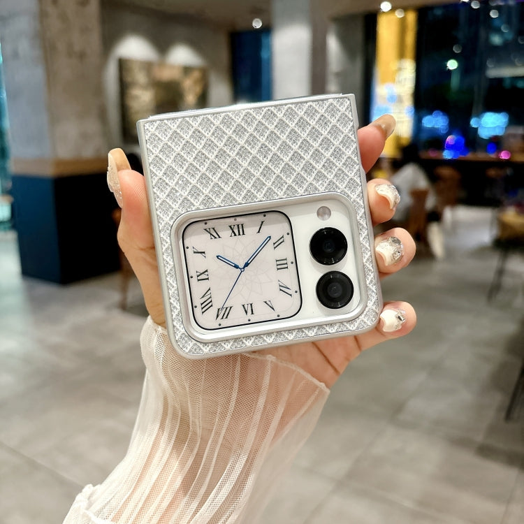 For Huawei nova Flip Sparkling Diamond Rhombus PC Phone Case