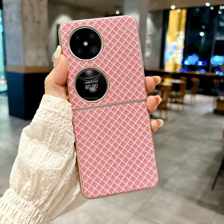For Huawei Pocket 2 Sparkling Diamond Rhombus PC Phone Case