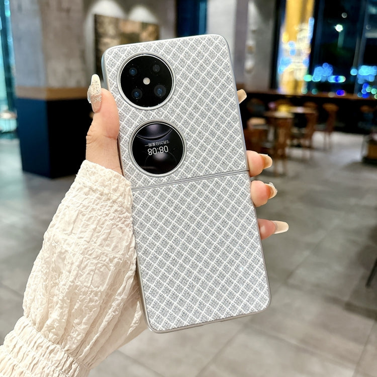 For Huawei Pocket 2 Sparkling Diamond Rhombus PC Phone Case