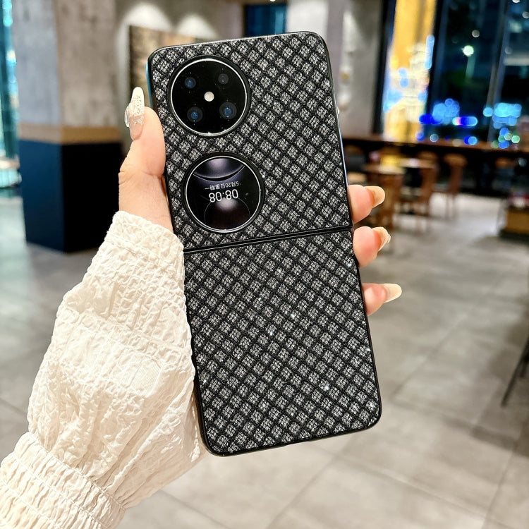 For Huawei Pocket 2 Sparkling Diamond Rhombus PC Phone Case