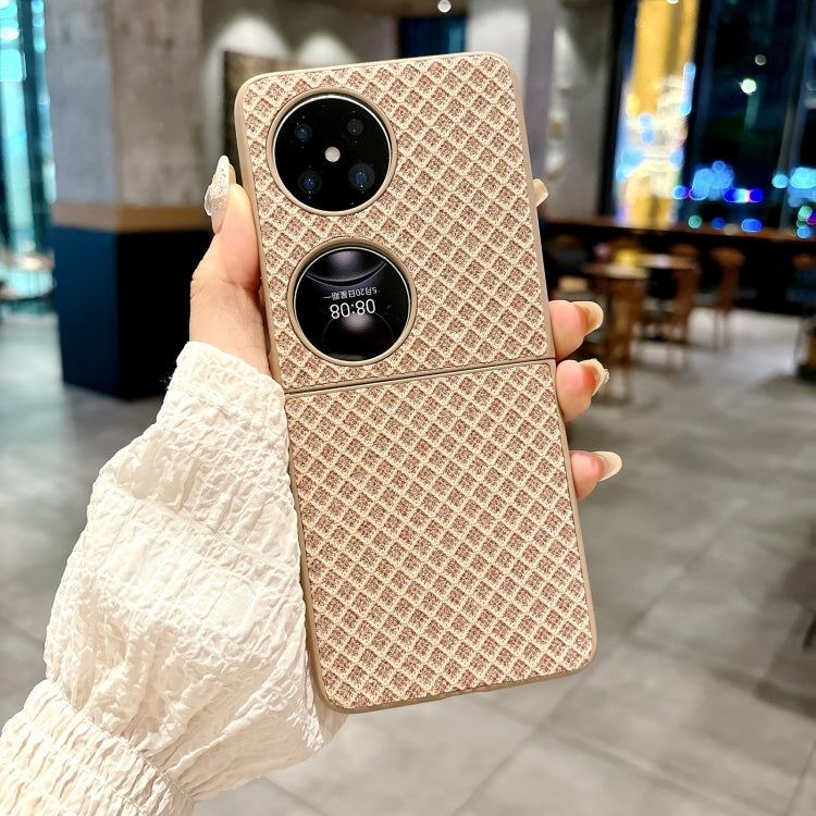 For Huawei Pocket 2 Sparkling Diamond Rhombus PC Phone Case