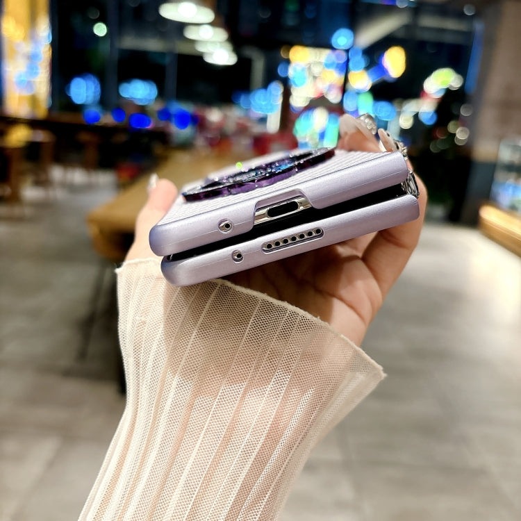 For Huawei Mate X3 / X5 Sparkling Diamond Rhombus PC Phone Case