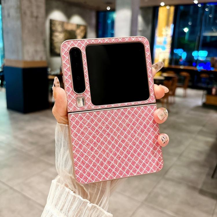 For Huawei Pura X Sparkling Diamond Rhombus PC Phone Case