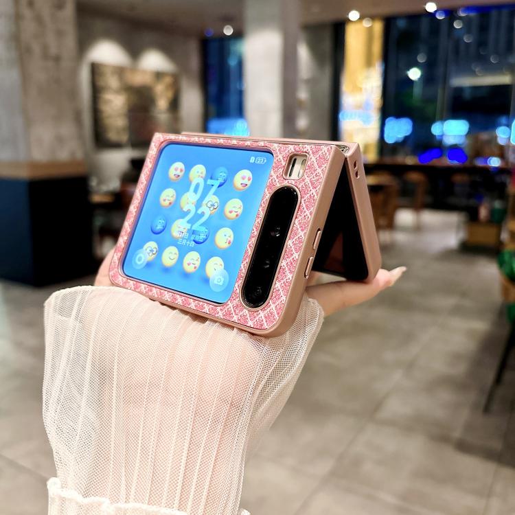 For Huawei Pura X Sparkling Diamond Rhombus PC Phone Case