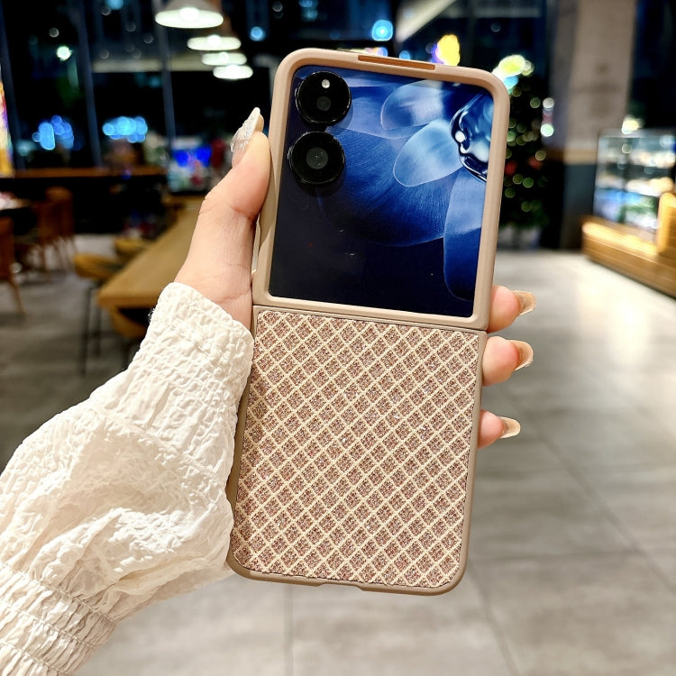 For Xiaomi Mix Flip Sparkling Diamond Rhombus PC Phone Case