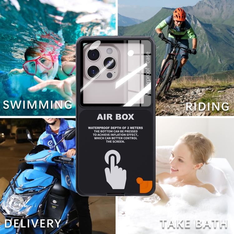 RedPepper Air Box Max 6.9 IP68 Waterproof Phone Case for 6.9 inch Phone - Black