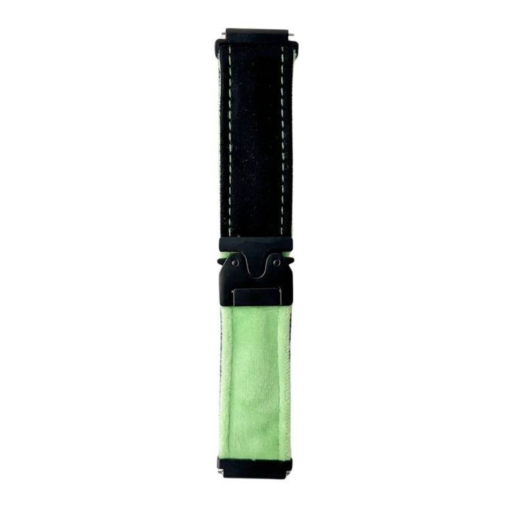 20mm Snap Button Brushed Plush Watch Band