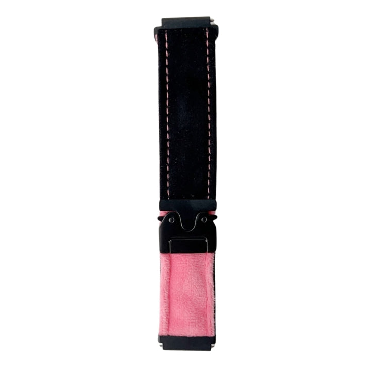 20mm Snap Button Brushed Plush Watch Band