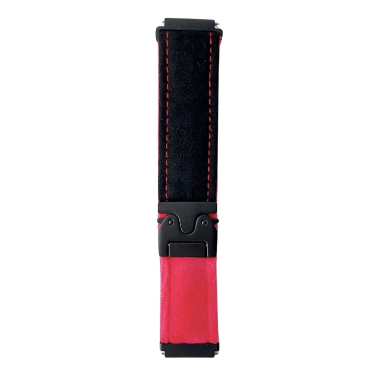 20mm Snap Button Brushed Plush Watch Band