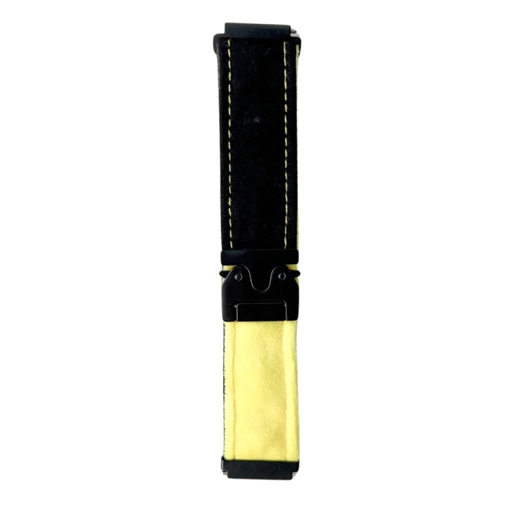 20mm Snap Button Brushed Plush Watch Band